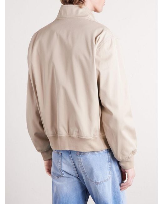 A.P.C. Natural Cotton Twill Blouson Jacket for men
