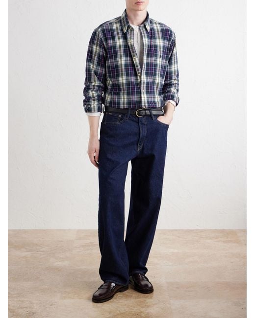 Polo Ralph Lauren Blue Rivington Wide-leg Jeans for men