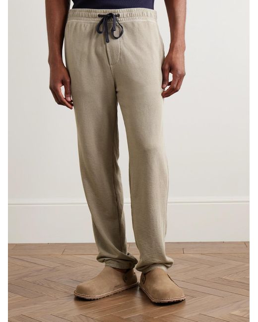 James Perse Natural Loopback Cotton-Jersey Sweatpants for men