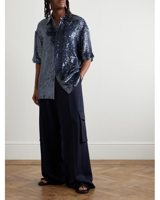 Camicia di Dries Van Noten in Blue da Uomo