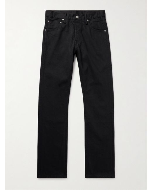 Visvim Black Social Sculpture Slim-fit Straight-leg Jeans for men