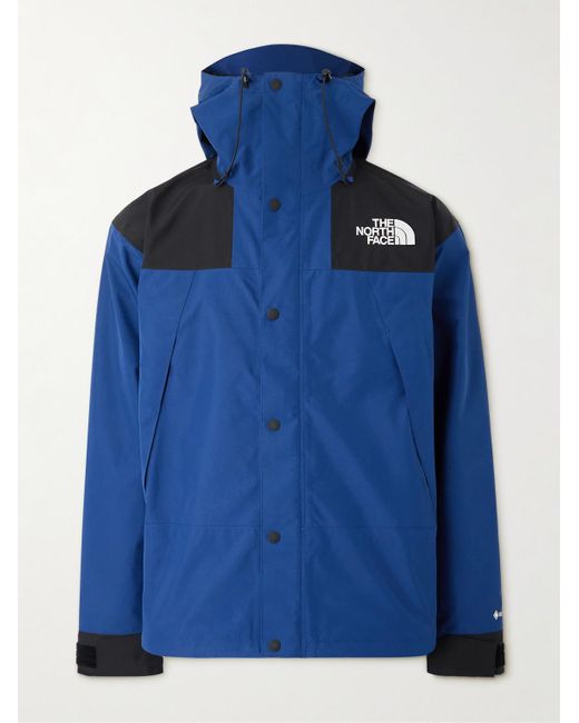 The North Face Mountain Kapuzenjacke aus GORE-TEX-Material mit Logostickerei in Blue für Herren