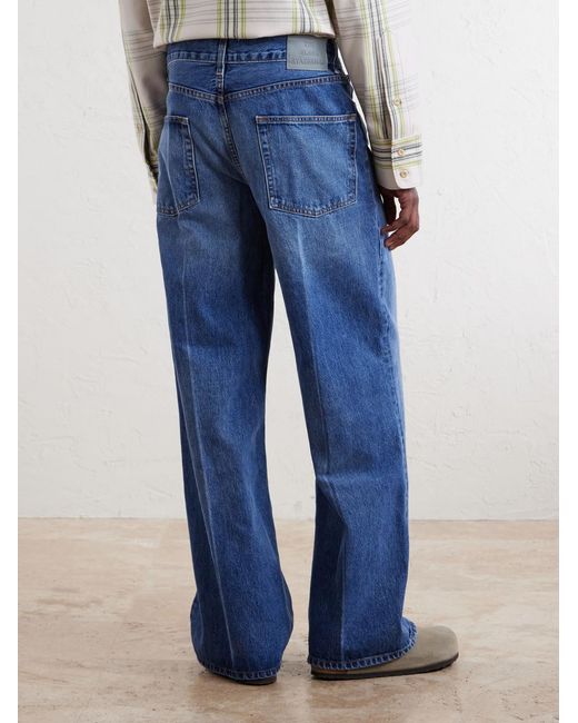 The Elder Statesman Blue Hunter Wide-Leg Organic Jeans for men