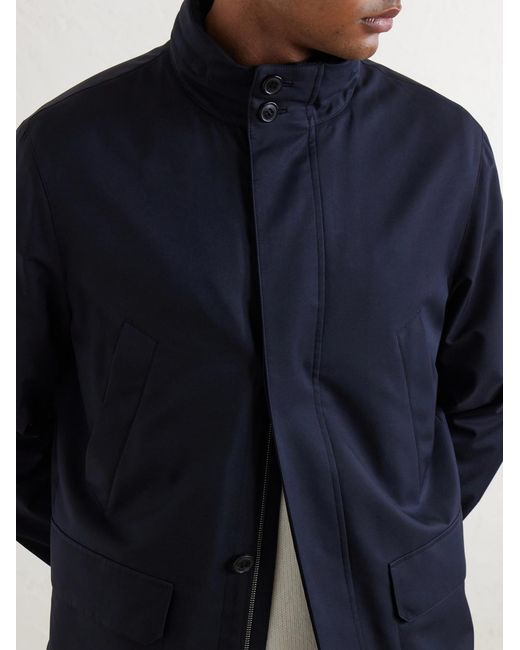 Zegna Blue Motorin 250Cc Shell Jacket for men