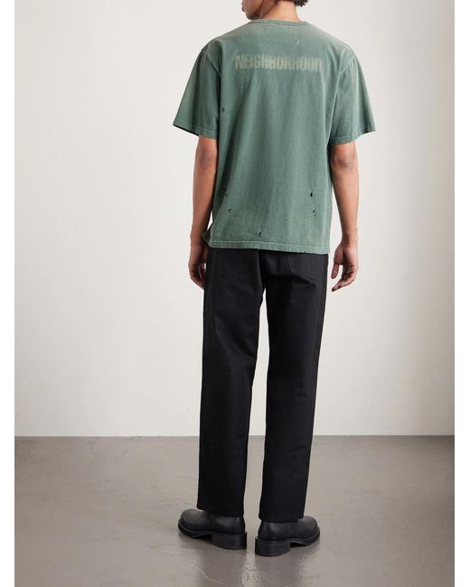 Neighborhood Green Chito Savage Cotton-jersey T-shirt for men