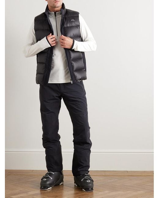 Kjus White Feel Stretch-jersey Half-zip Ski Mid-layer for men