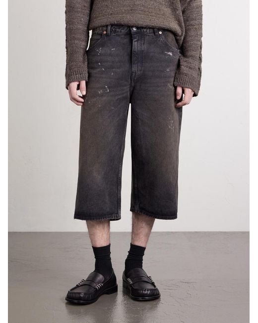 Our Legacy Gray Capri Cut Straight-Leg Jeans for men