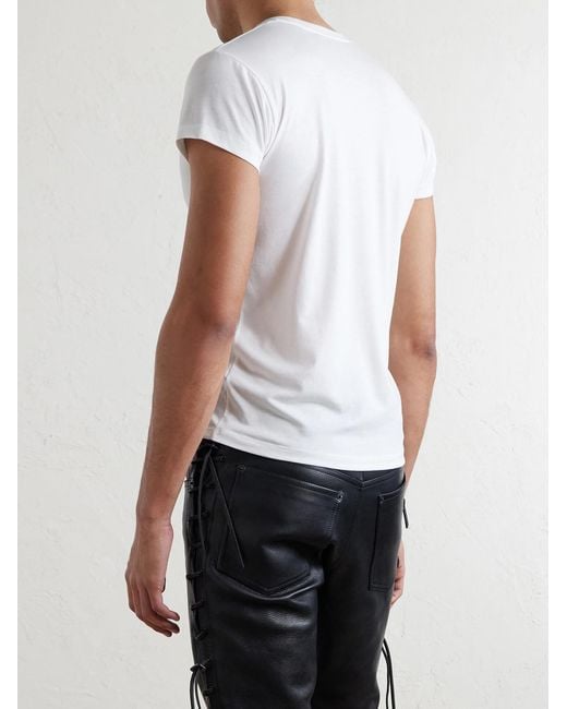 Tom Ford White Cotton-Jersey T-Shirt for men