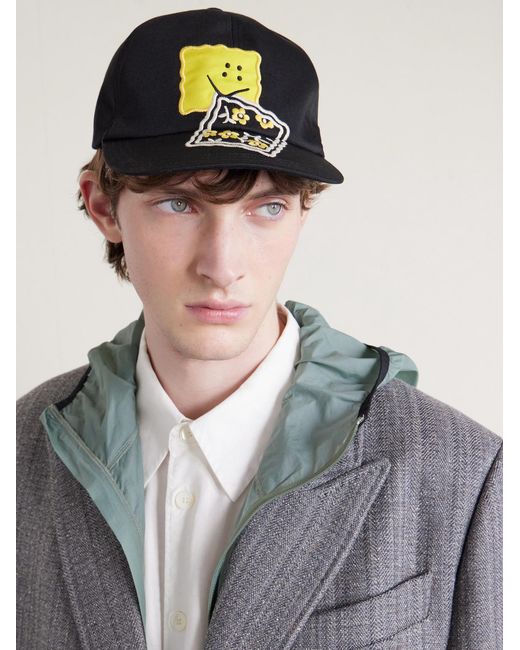 Kapital Black Chino Logo-embroidered Twill Baseball Cap