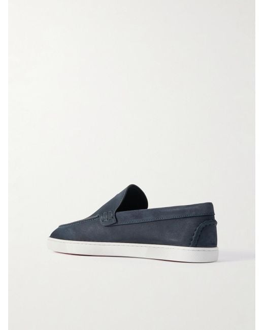Mocassini di Christian Louboutin in Blue da Uomo