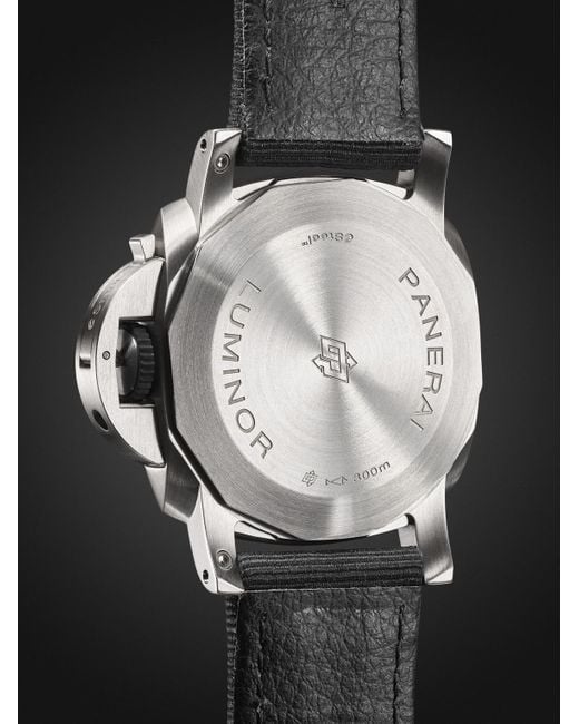 Panerai Black Luminor Marina Automatic 44Mm Esteel And Recycled Pet Watch, Ref. No. Pam01158 for men