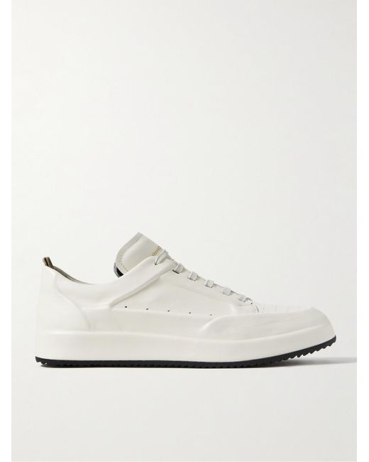 Officine Creative White Ace Leather Sneakers for men