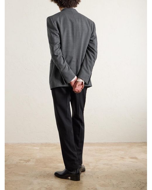 Tom Ford Gray Shelton Wool-Blend Blazer for men