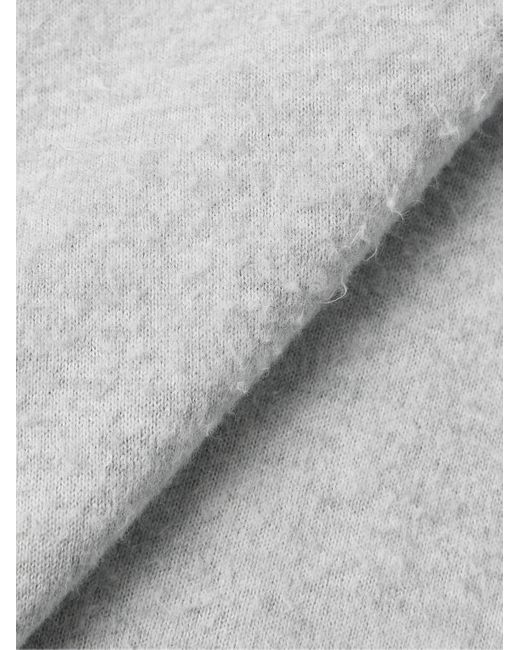 The Row Gray Paddy Brushed Cotton-jersey T-shirt for men