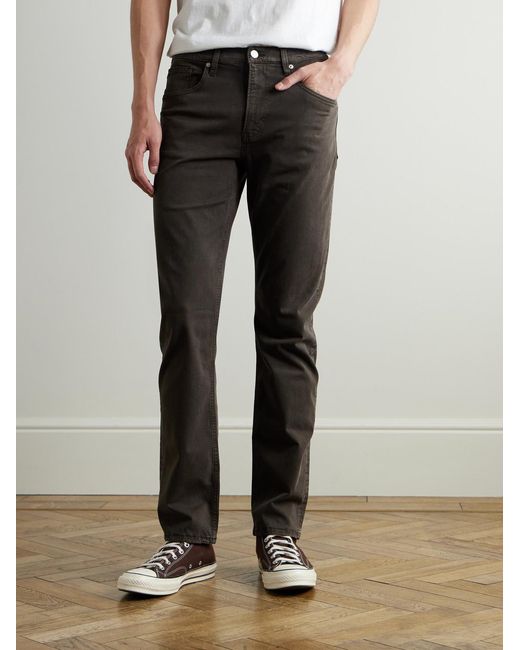 FRAME Gray The Modern Slim-Fit Straight-Leg Jeans for men