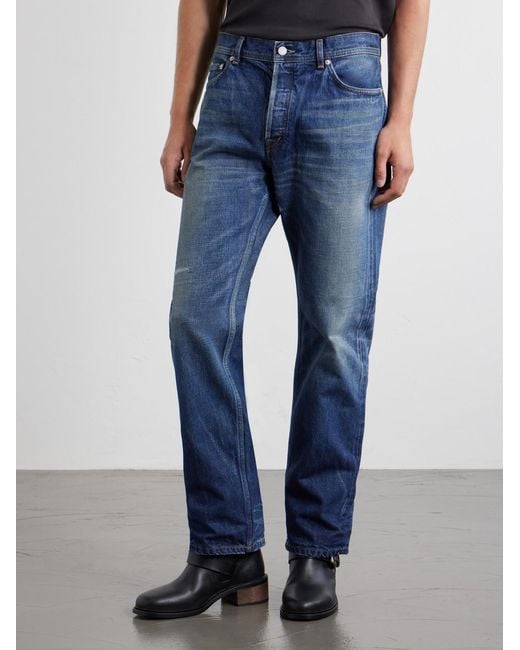 Enfants Riches Deprimes Blue Tommy Tonsil Straight-Leg Distressed Jeans for men