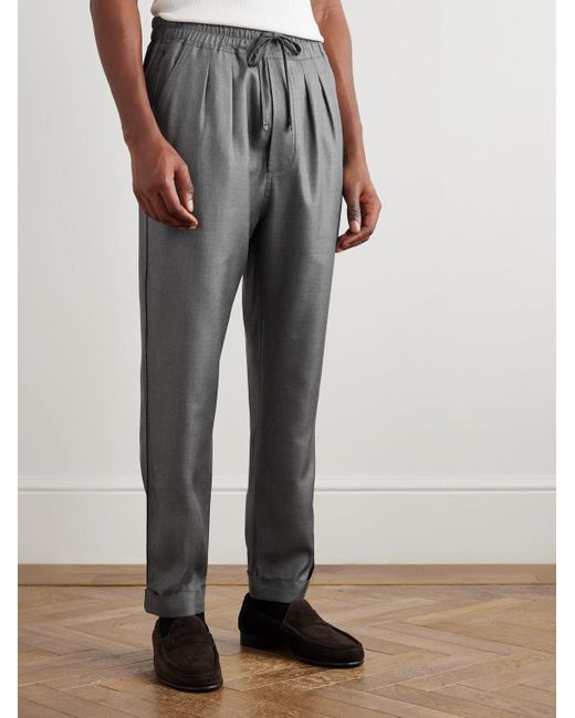 Pantaloni A Gamba Dritta di Tom Ford in Gray da Uomo