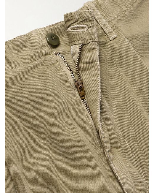 Kapital Multicolor Katsuragi Tapered Appliquéd Distressed Cotton-Twill Trousers for men
