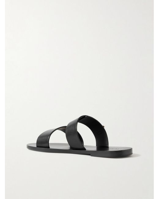 Sandali di Saint Laurent in Black da Uomo