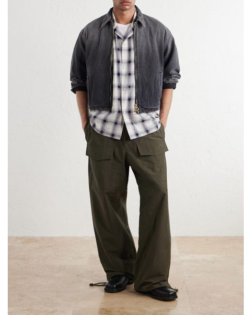 Kapital Gray Hacksaw Denim Jacket for men