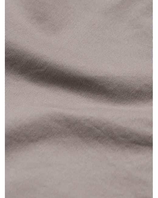 Barena Hemdjacke aus Gabardine aus einer Baumwollmischung in Stückfärbung in Gray für Herren
