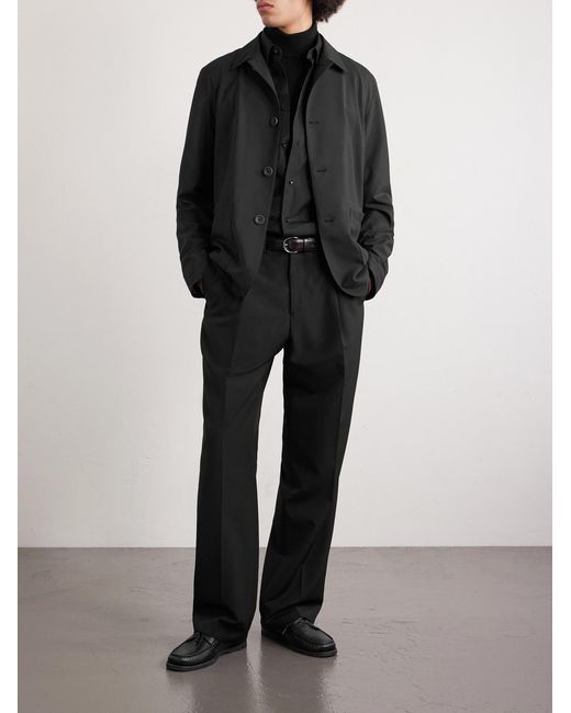 Herno Black Shell Overshirt for men