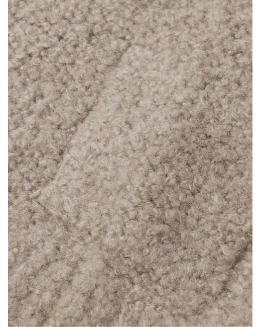 God's True Cashmere Natural Cloud Embellished Cashmere-Blend Bouclé Sweater for men