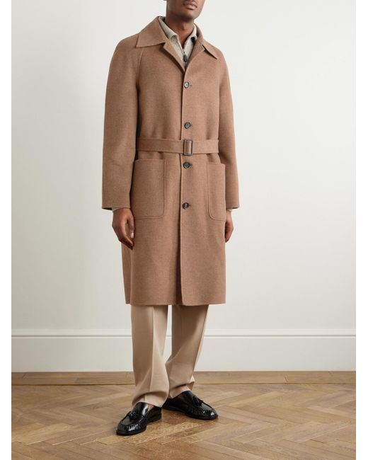 Loro Piana Owen Mantel aus Kaschmir mit Rain-System®-Beschichtung in Brown für Herren