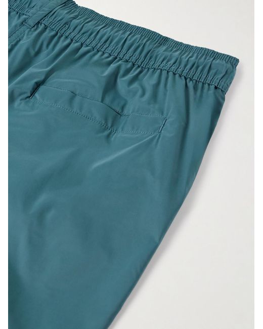 Frescobol Carioca Blue Salvador Straight-leg Mid-length Recycled Swim Shorts for men