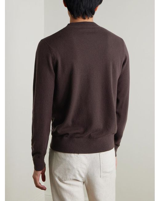 Curtis Cashmere Sweater di Mr P. in Purple da Uomo