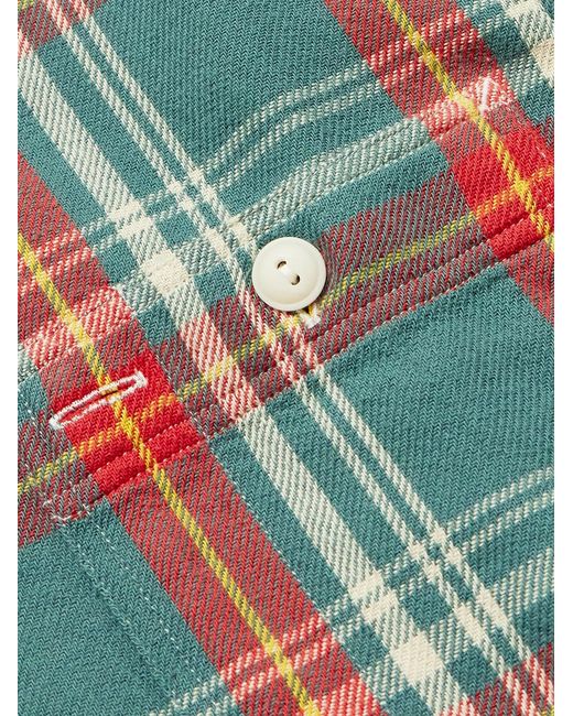 Polo Ralph Lauren Blue Checked Cotton-flannel Shirt for men