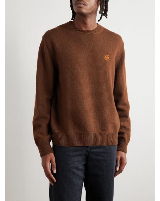 Pullover di Loewe in Brown da Uomo
