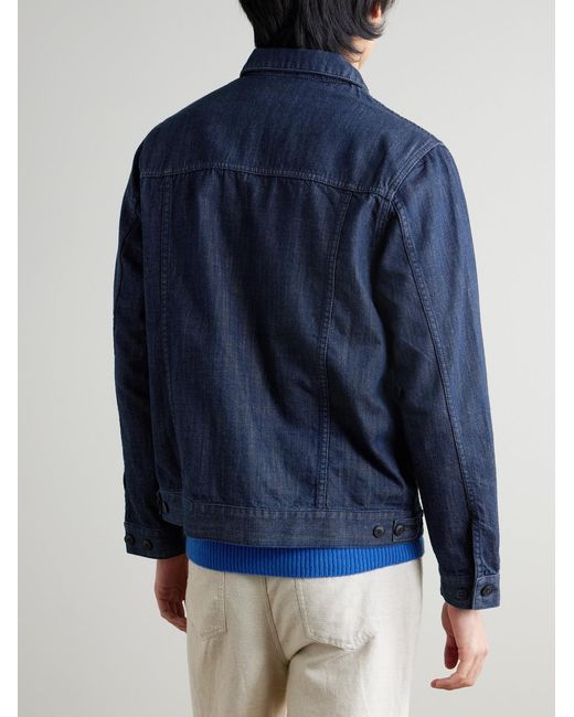 Sunspel Blue Denim Jacket for men