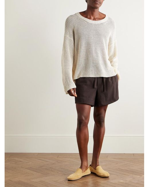 STÒFFA Natural Linen Sweater for men