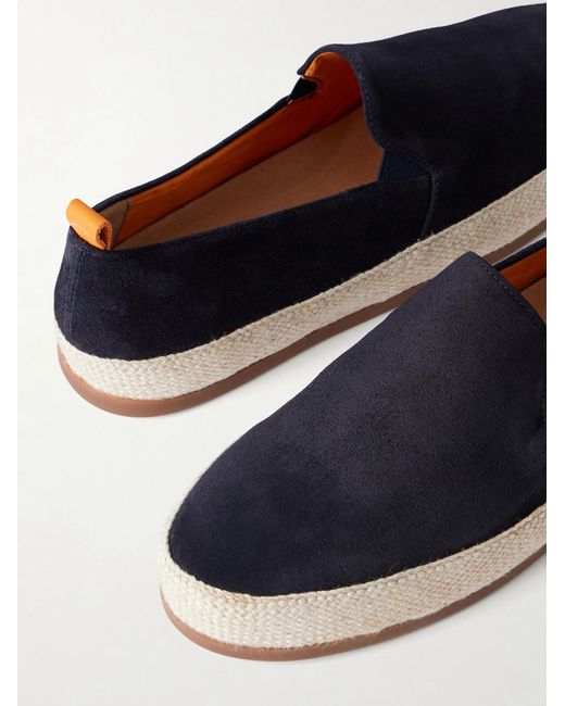 Mulo Weekender Suede Espadrilles in Blue für Herren