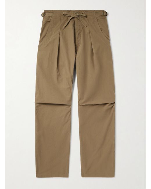 Isabel Marant Natural Deyann Tapered Cotton-blend Twill Trousers for men