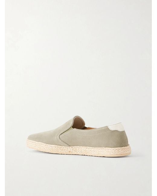 Brunello Cucinelli Natural Suede Espadrilles for men