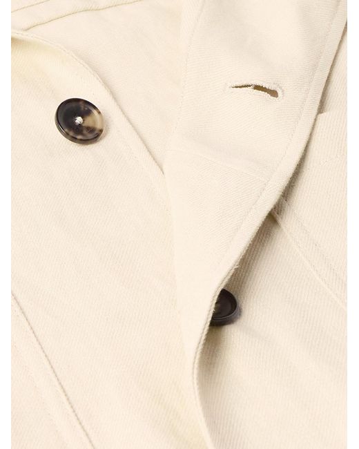 Loro Piana Natural Evando Linen-Twill Overshirt for men