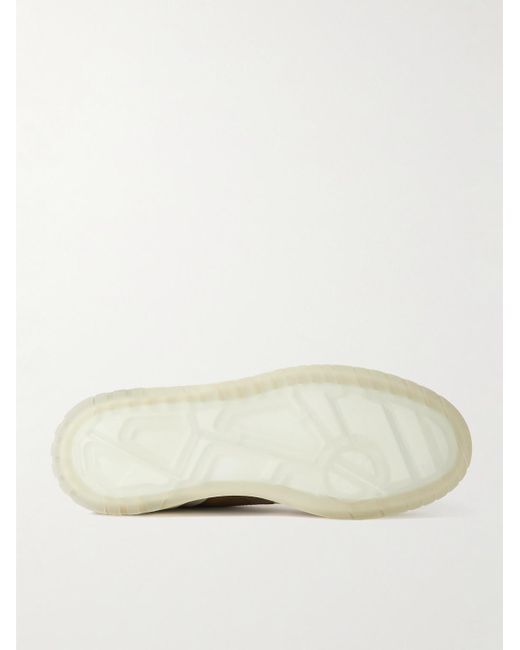 Sneakers in pelle con finiture in camoscio Playoff di Berluti in White da Uomo