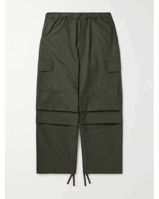 Carhartt Green Jet Straight-leg Cotton-ripstop Cargo Trousers for men