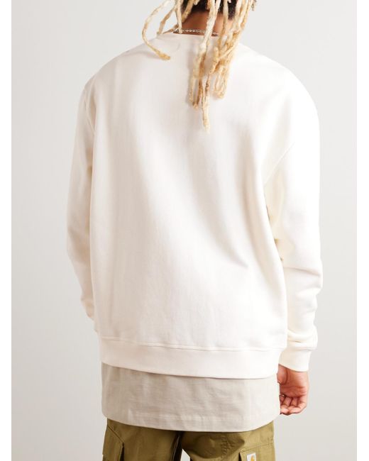 John Elliott White Cotton-blend Jersey Sweatshirt for men