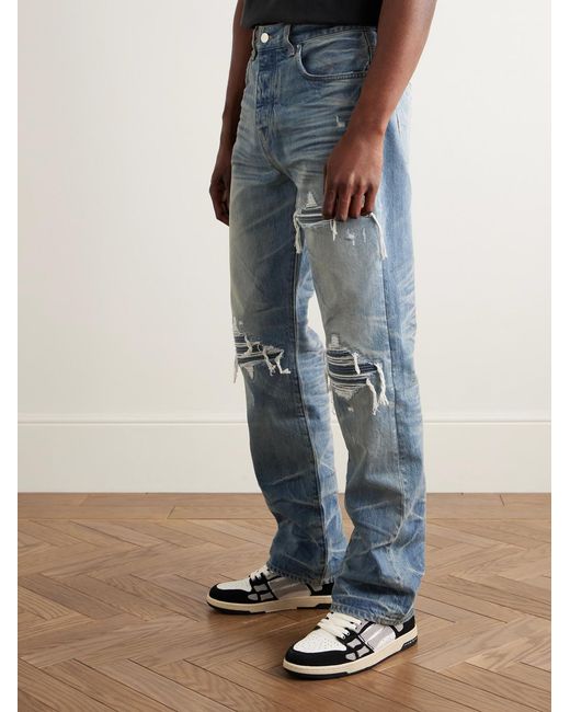 Amiri Blue Relaxed Fit Denim Jeans for men