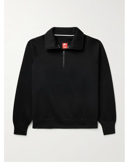 Nike Black Reimagined Tech Fleece Half-zip Sweatshirt for men