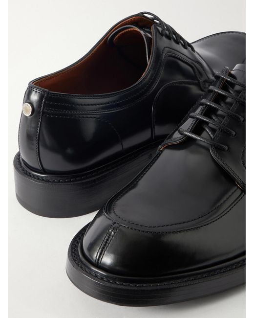 Dolce & Gabbana Black Formale Leather Derby Shoes for men