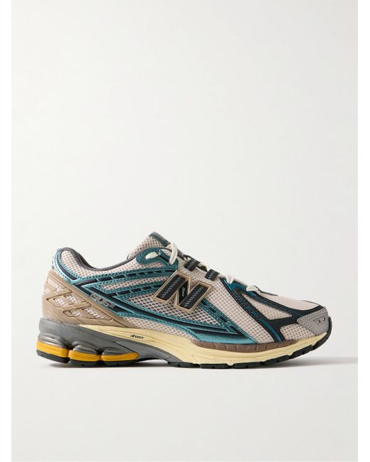 New Balance Blue 1906r Mesh And Leather Sneakers for men