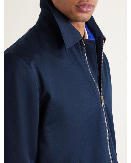 Paul Smith Blue Cotton-blend Twill Jacket for men