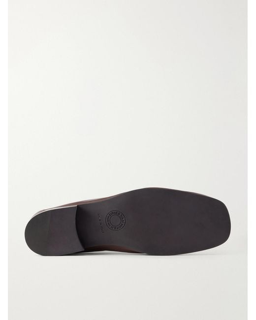 Dries Van Noten Brown Leather Loafers for men