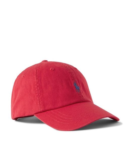 Polo Ralph Lauren Logo-embroidered Cotton-twill Baseball Cap for men