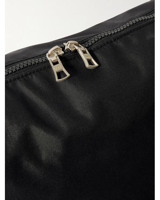 Master Piece Black Ark Leather-Trimmed Nylon Shoulder Bag for men