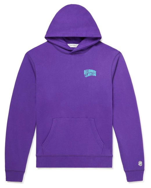 BBCICECREAM Logo-print Cotton-jersey Hoodie in Purple for Men | Lyst